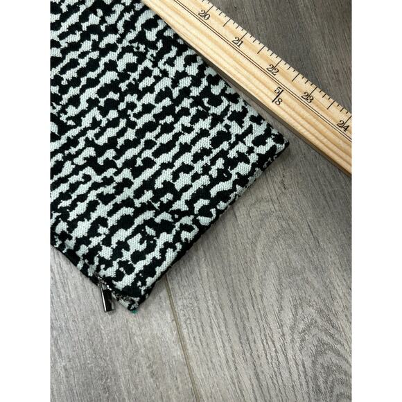 Diane Von Furstenberg Womens Nala Colorblock Tweed Coat Grey Yellow Black Size 8 - Picture 15 of 16